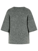 Jersey Cerrado Mezcla Alpaca Gris