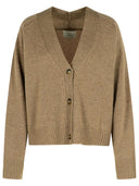 Loulou de Saison Cashmere Cardigan Mole Melange