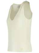 Loulou De Saison Ivory Wool Blend Tank Top