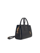 Michael Michael Kors Small 'Laila' Black Lear Bag