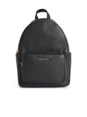 Michael Michael Kors 'Tanner' Medium Backpack In Black Hammered Lear