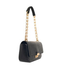 Michael Michael Kors Tribeca 'Black Snake Print Lear Schoudertas