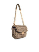 Bolso de hombro de Michael Michael Kors 'Tribeca' en Birch Woven Lear