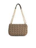 Bolso de hombro de Michael Michael Kors 'Tribeca' en Birch Woven Lear