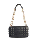 Michael Michael Kors 'Quilt' Black Lear Crossbody Bag