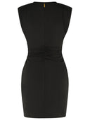 Michael Michael Kors Black Viscose Blend Mini Dress