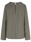 P.A.R.O.S.H. 'Poker' grijze polyester blouse