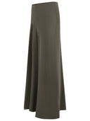 P.A.R.O.S.H. 'Poker' Long Skirt In Grey Polyester