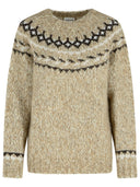P.A.R.O.S.H. 'Laila' Beige Alpaca Blend Sweater