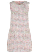 Self Portrait Sleeveless Pink Polyester Mini Dress