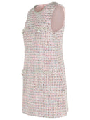 Self Portrait Sleeveless Pink Polyester Mini Dress