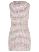 Self Portrait Sleeveless Pink Polyester Mini Dress