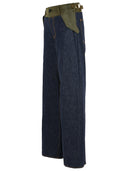 Sacai Blue Cotton Jeans