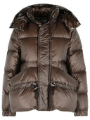 Chaqueta de nylon down de Sacai Brown