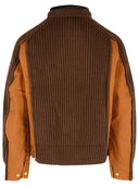 Chaqueta de mezcla de lana de Sacai Brown