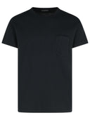 Tom Ford Camiseta de algodón negro