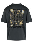Amiri 'Bandana' Black Cotton T Shirt