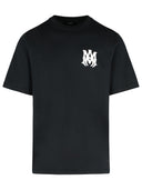 Camiseta de algodón negro amiri