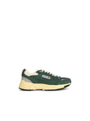 Autry 'Hyperway Low' Malachite och Silver Mesh and Suede Sneakers