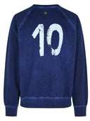 Barrow Navy Cotton Sweatshirt