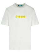 Barrow White Cotton T Shirt