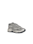 New Balance'1000'银色织物混合运动鞋