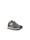 New Balance "475" tessuto grigio e sneaker in pelle scamosciata