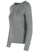 Polo Ralph Lauren 'Julianna' Grey Wool And Cashmere Sweater