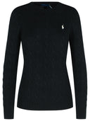 Polo Ralph Lauren 'Julianna' Black Wool Blend Sweater