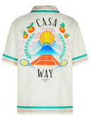 Casablanca White Silk Shirt
