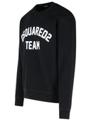 dsquared2黑色棉质运动衫