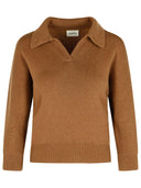 Khaite 'Herve' Brown Cashmere Sweater