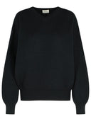 Khaite 'Wolfe' Black Cashmere Sweater