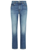 Khaite 'Viv' Jeans de algodón azul