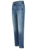 Khaite 'Viv' Jeans de algodón azul