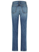 Khaite 'Viv' Jeans de algodón azul