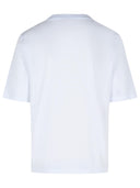Marni White Cotton T Shirt With Maxi 'Marni' Print