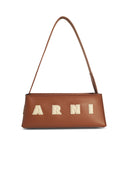 Marni Museo Baguette Bag In Brown Lear