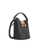 Marni 'Trunkaroo' Black Lear Bag