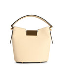 Marni Medium 'Trunkaroo' White Lear Shoulder Bag