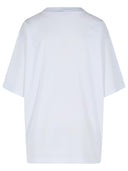 Marni White Cotton T Shirt With Tulip Print