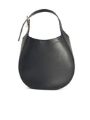 Longchamp 'Le Foulonné' S Black Lear Bag