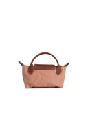 Bolsa de embrague Longchamp con mango 'Le Pliage original' en poliamida rosa