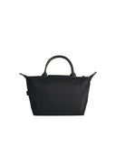 Longchamp Bag With 'S Le Pliage Energy' Handle In Black Recycled Tela