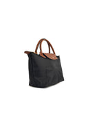 Longchamp Bag With 'S Le Pliage Original' Handle In Black Recycled Tela