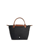 Longchamp Bag With 'S Le Pliage Original' Handle In Black Recycled Tela