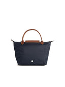 Longchamp Bag With 'S Le Pliage Original' Handle In Marine Recycled Tela