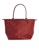 Longchamp Le Pliage Green' L Bag In Grenada Polyamide