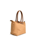 Longchamp 'M Le Pliage Original' Shoulder Bag In Suede Recycled Tela