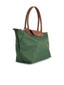 Longchamp 'le pliage original' M Bolsa en poliamida verde inglés